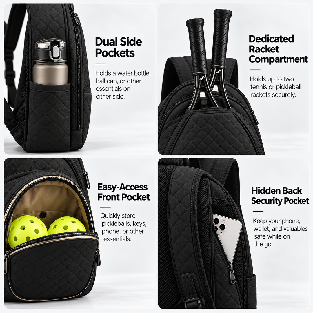 Cortelle Quilted Racket Backpack