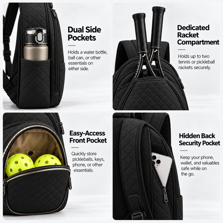 Cortelle Quilted Racket Backpack