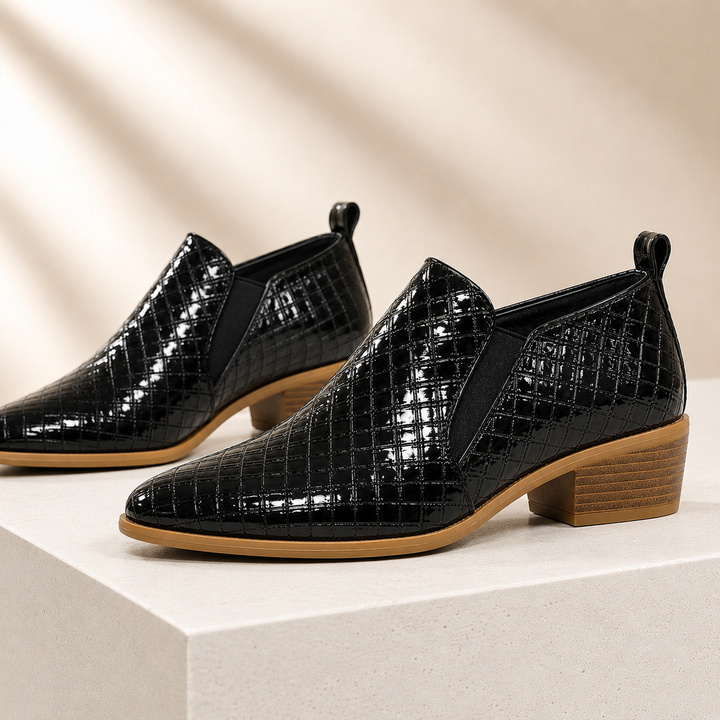 Elara Woven Heel Pump