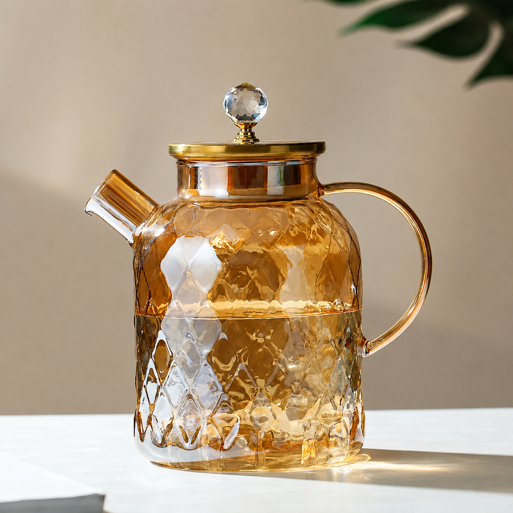 Elegant Teapot | Large Capacity Glass Teapot with Heat Resistance | Perfect for Home and Office Use 7