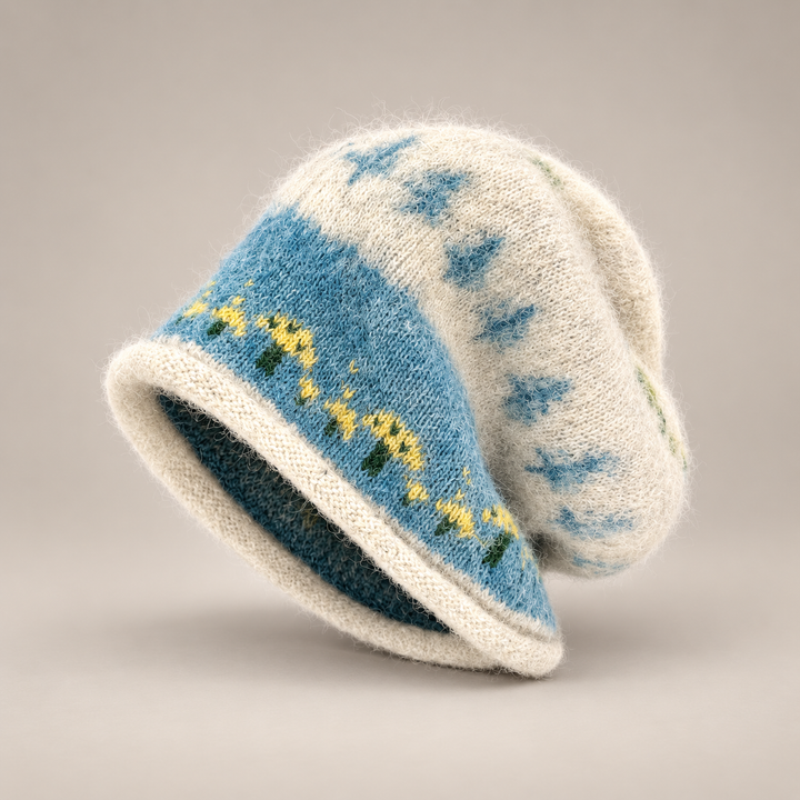 Elowen Jacquard Knit Beanie