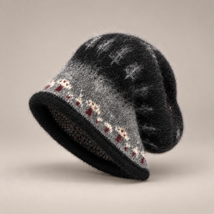 Elowen Jacquard Knit Beanie