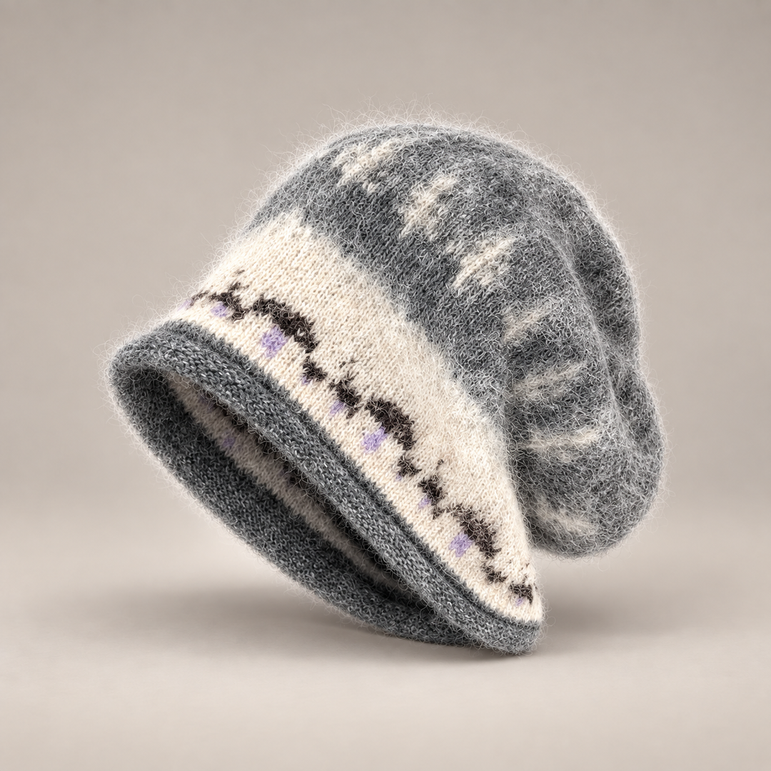 Elowen Jacquard Knit Beanie