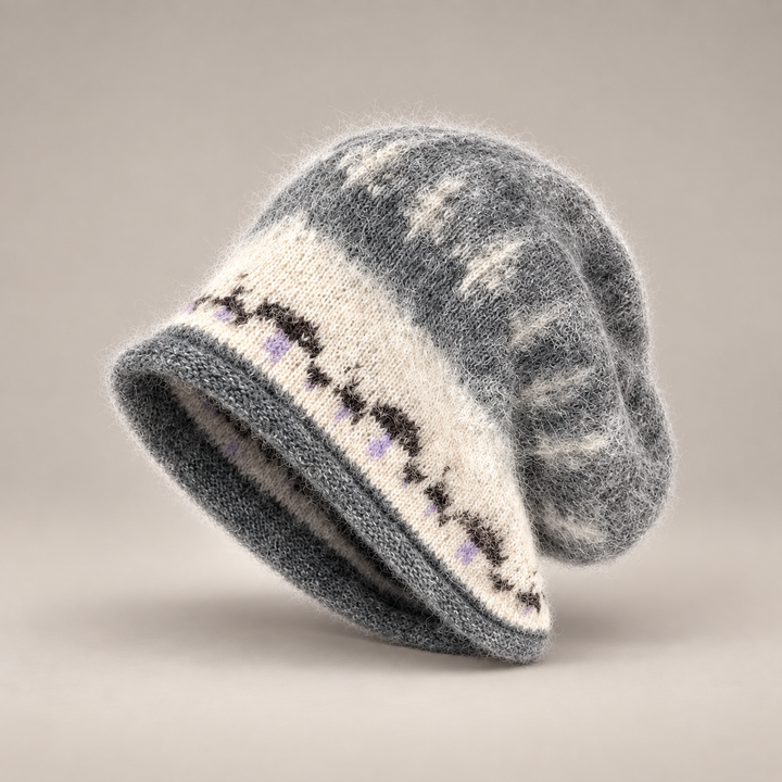Elowen Jacquard Knit Beanie