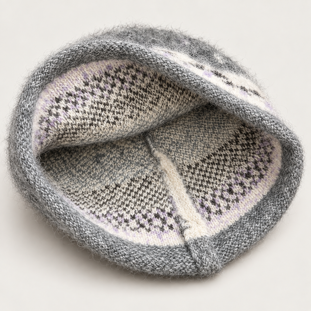 Elowen Jacquard Knit Beanie