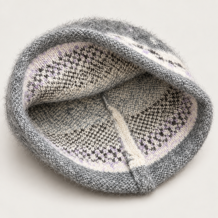 Elowen Jacquard Knit Beanie