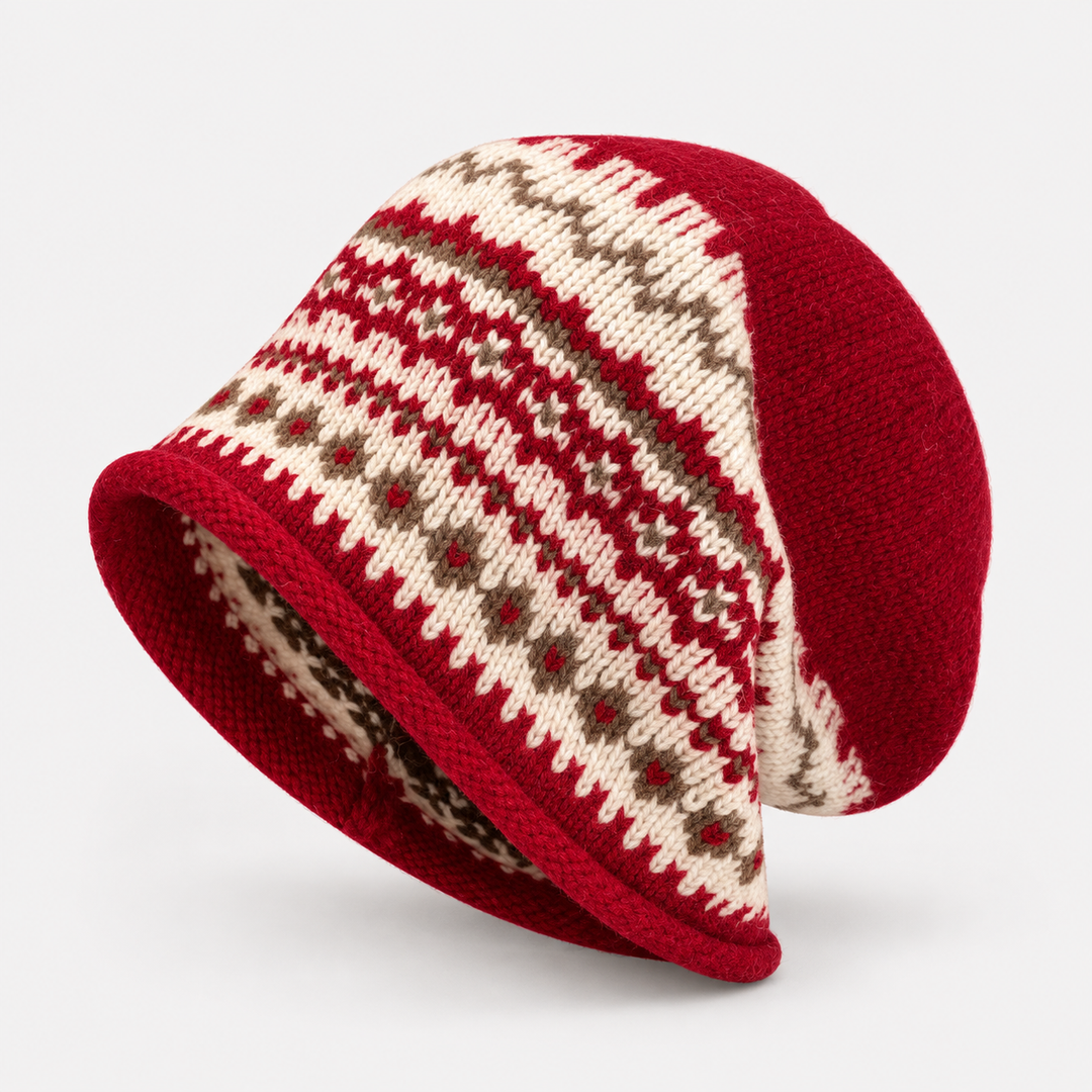 Esmere Fair Isle Wool Beanie