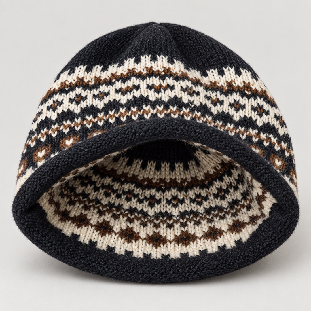 Esmere Fair Isle Wool Beanie