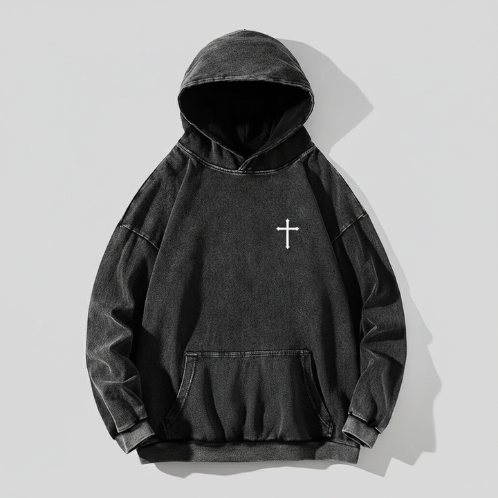 Ravenshade Psalm 91:11 Washed Cotton Hoodie
