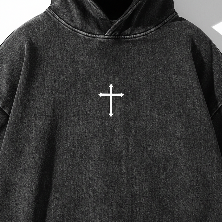 Ravenshade Psalm 91:11 Washed Cotton Hoodie