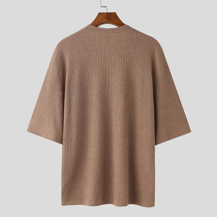 Hawthorne Ribbed V-Neck Tee