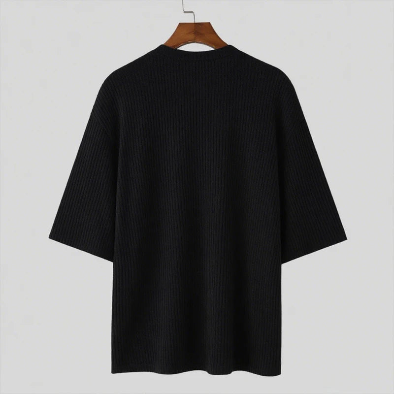 Hawthorne Ribbed V-Neck Tee