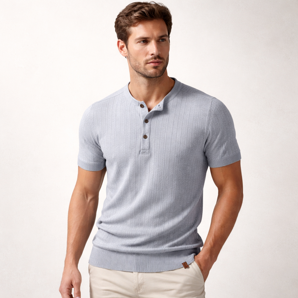 Henley Ridge Knit Tee