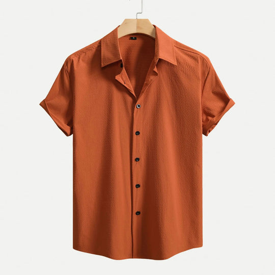 Kingston Open Collar Shirt with lightweight short-sleeve design