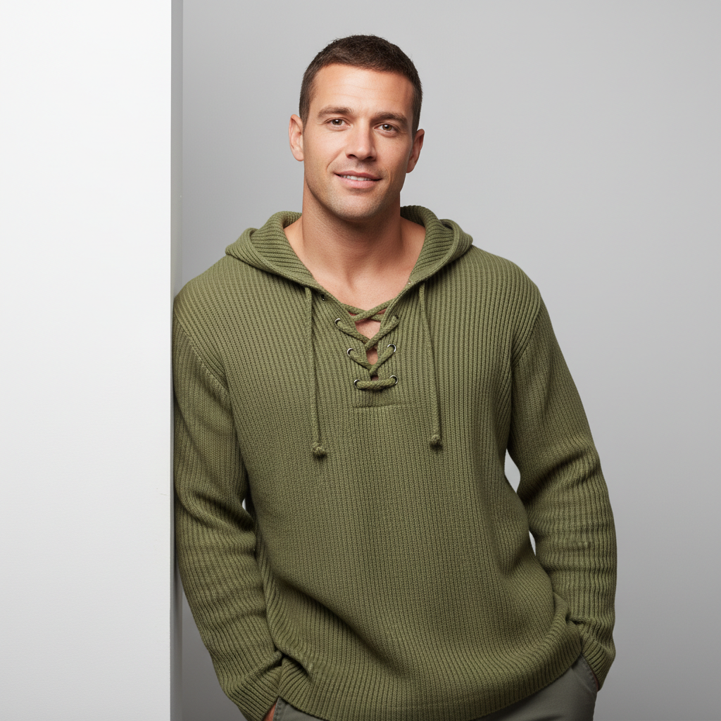 Ravello Lace Hooded Knit Shirt