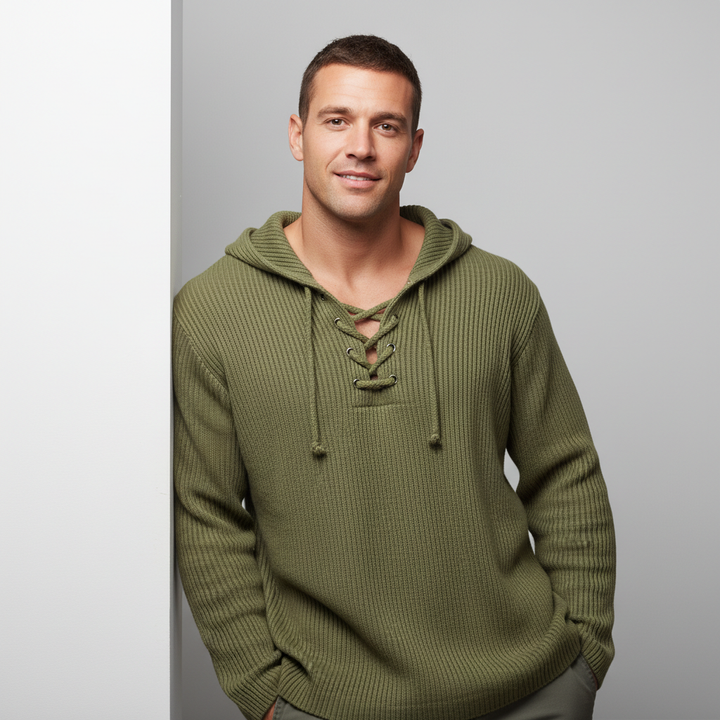 Ravello Lace Hooded Knit Shirt