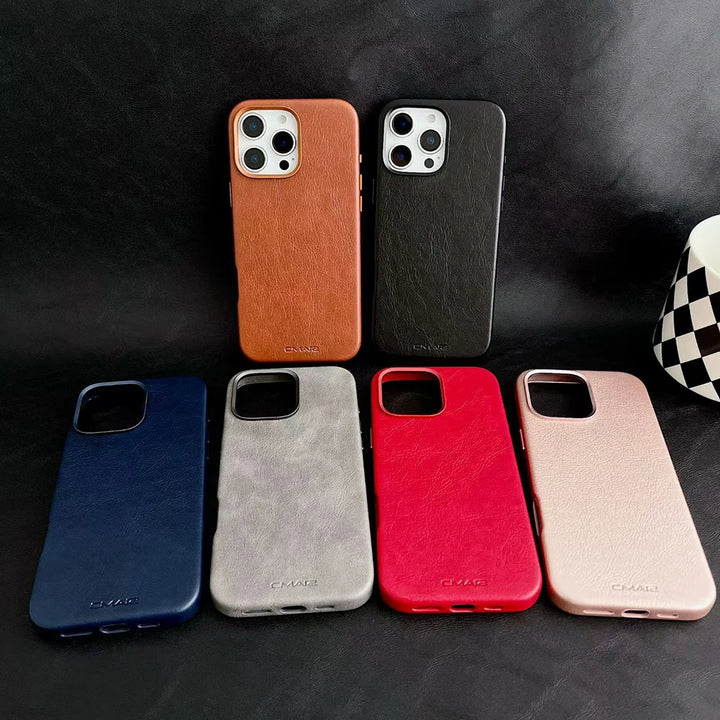 MagSafe Leather Phone Case for iPhone 13-17 | Premium Magnetic Protection Design 5