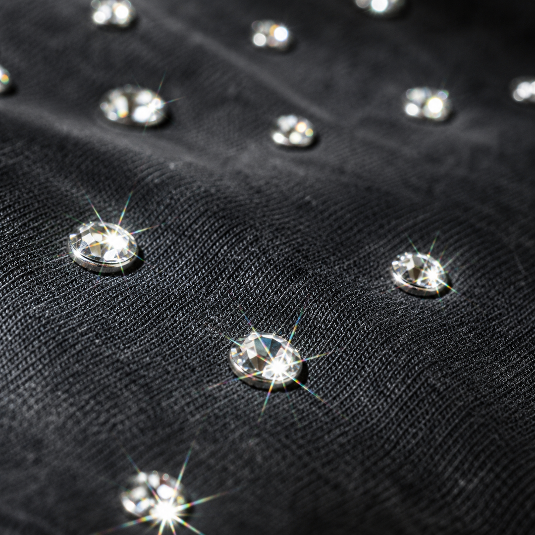 Marlow Rhinestone Cotton T-Shirt