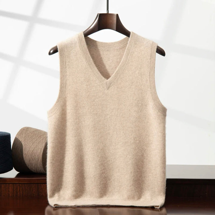 Men's 100% Cashmere Vest | Luxuriously Soft Lightweight Layering 1