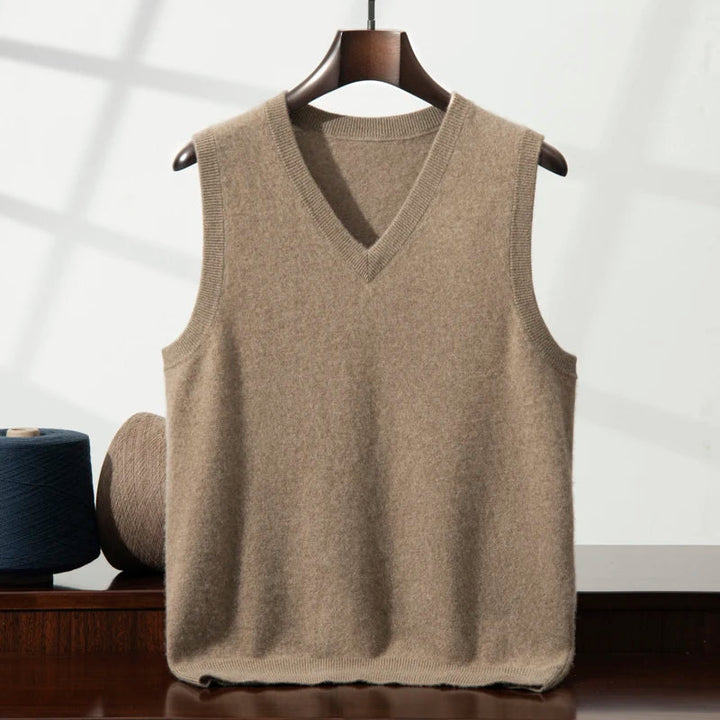 Men's 100% Cashmere Vest | Luxuriously Soft Lightweight Layering 2