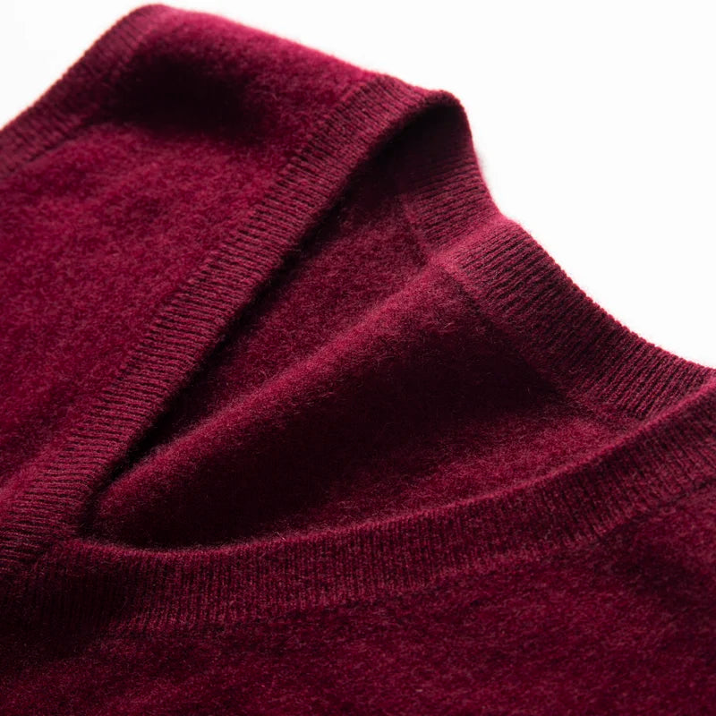 Men's 100% Cashmere Vest | Luxuriously Soft Lightweight Layering 5