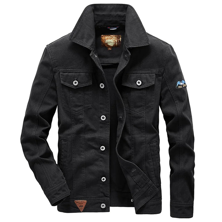 Men's 100% Cotton Cargo Bomber Jacket | Lightweight Casual Street Essential 3