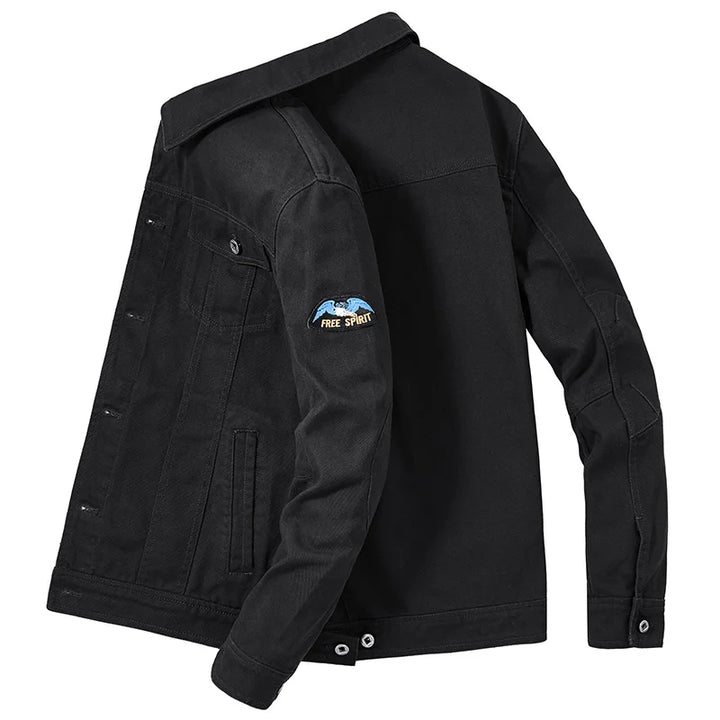 Men's 100% Cotton Cargo Bomber Jacket | Lightweight Casual Street Essential 4
