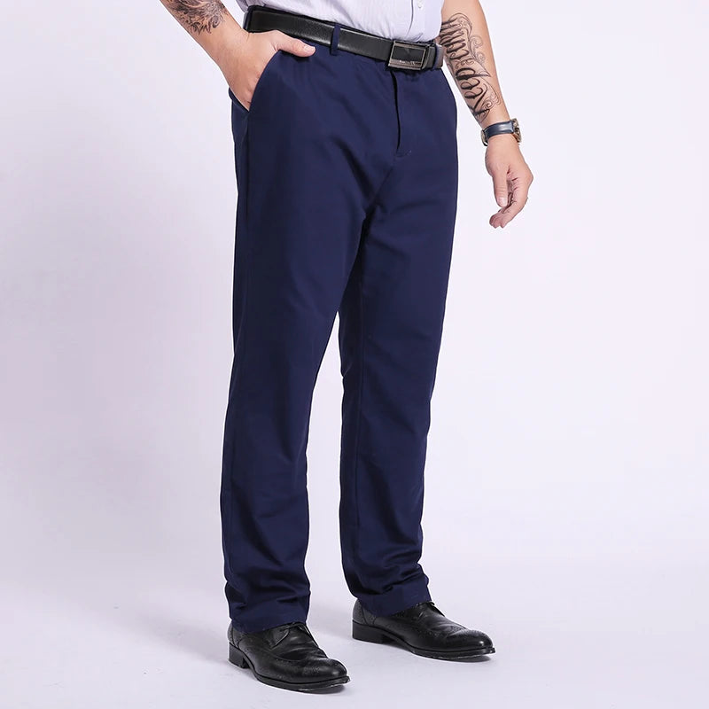 Men's 100% Cotton Chinos | Breathable Slim Fit Trousers 1