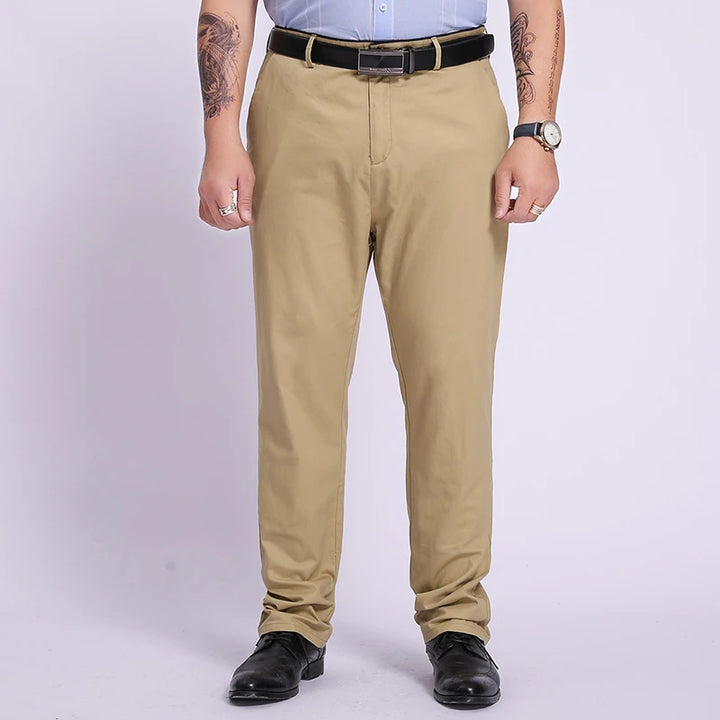 Men's 100% Cotton Chinos | Breathable Slim Fit Trousers 2