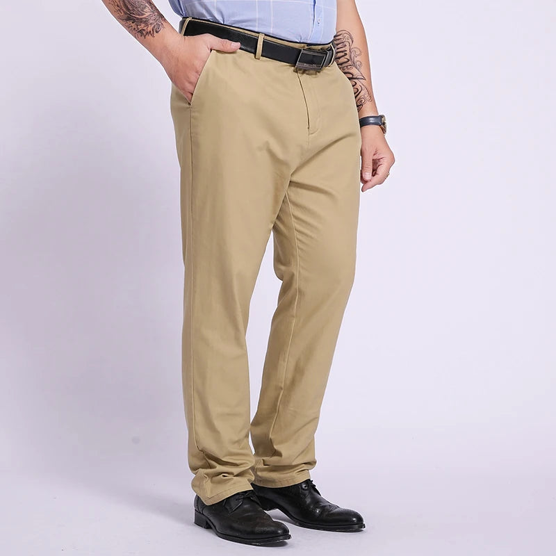 Men's 100% Cotton Chinos | Breathable Slim Fit Trousers 3