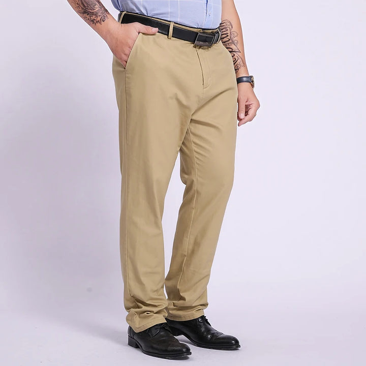 Men's 100% Cotton Chinos | Breathable Slim Fit Trousers 3