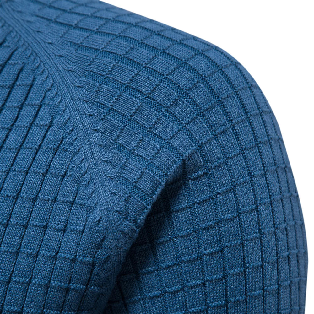 Men's 100% Cotton O-Neck Sweater | Tailored Classic Winter Essential 4