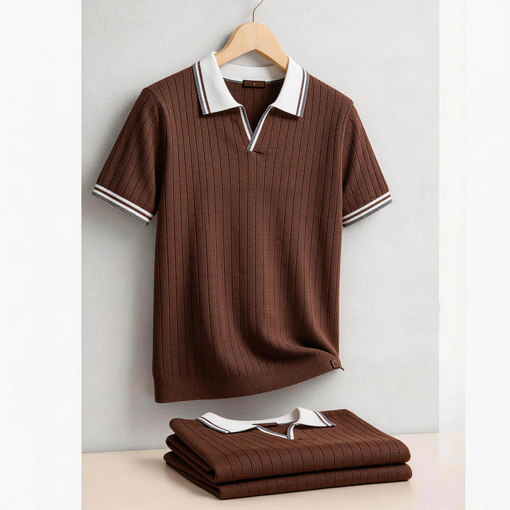 Men's 100% Cotton Polo Shirt | Elegant Soft Casual Wear for All Seasons