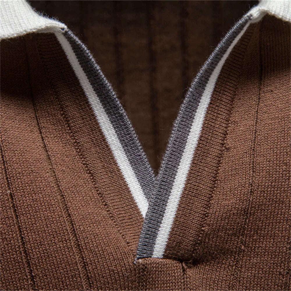 Men's 100% Cotton Polo Shirt | Elegant Soft Casual Wear for All Seasons