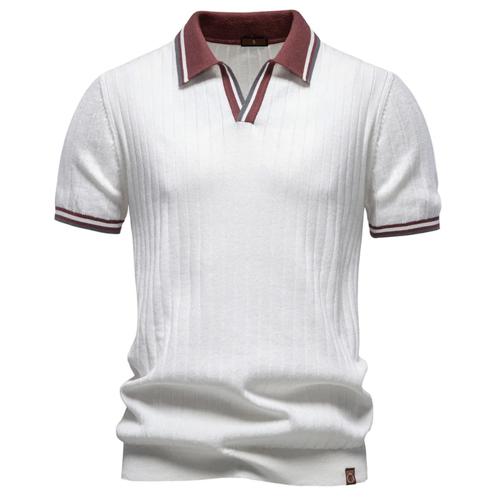 Men's 100% Cotton Polo Shirt | Elegant Soft Casual Wear for All Seasons