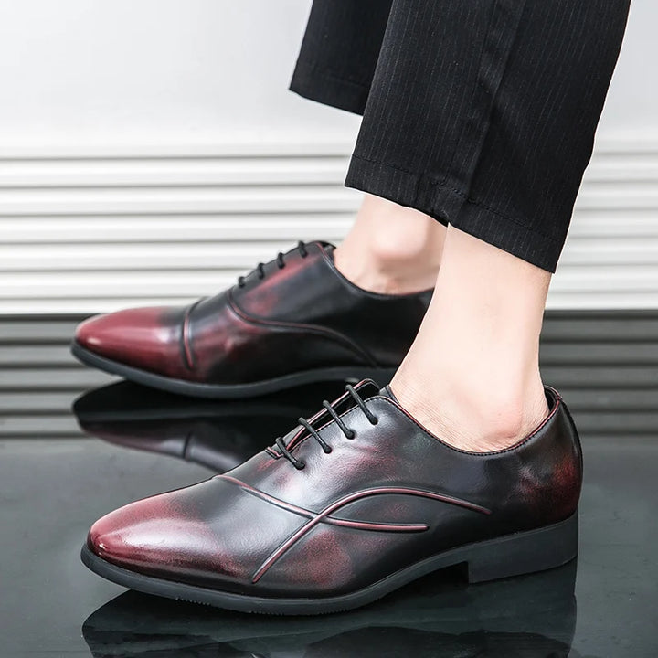 Men's Black Patent Leather Oxford Shoes | Luxurious Formal Elegance 3