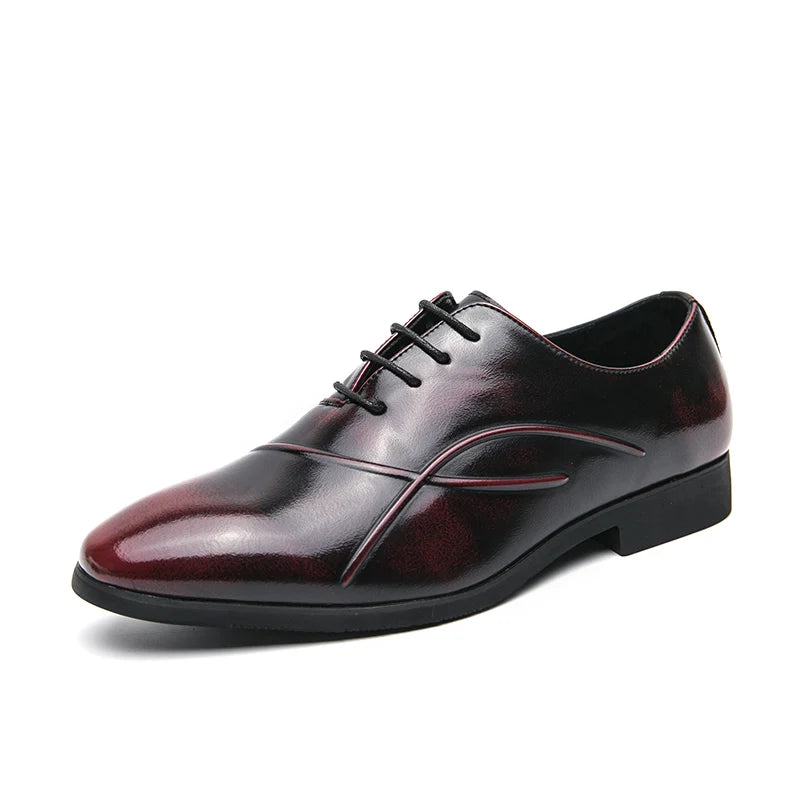 Men's Black Patent Leather Oxford Shoes | Luxurious Formal Elegance 7