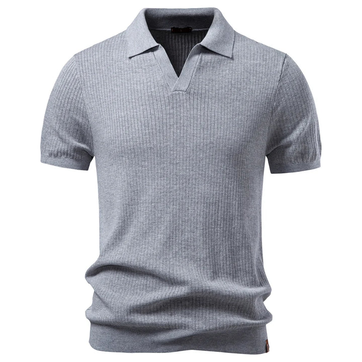 Men's Breathable Cotton Polo Shirt | Elegant Classic Casual Fit 10