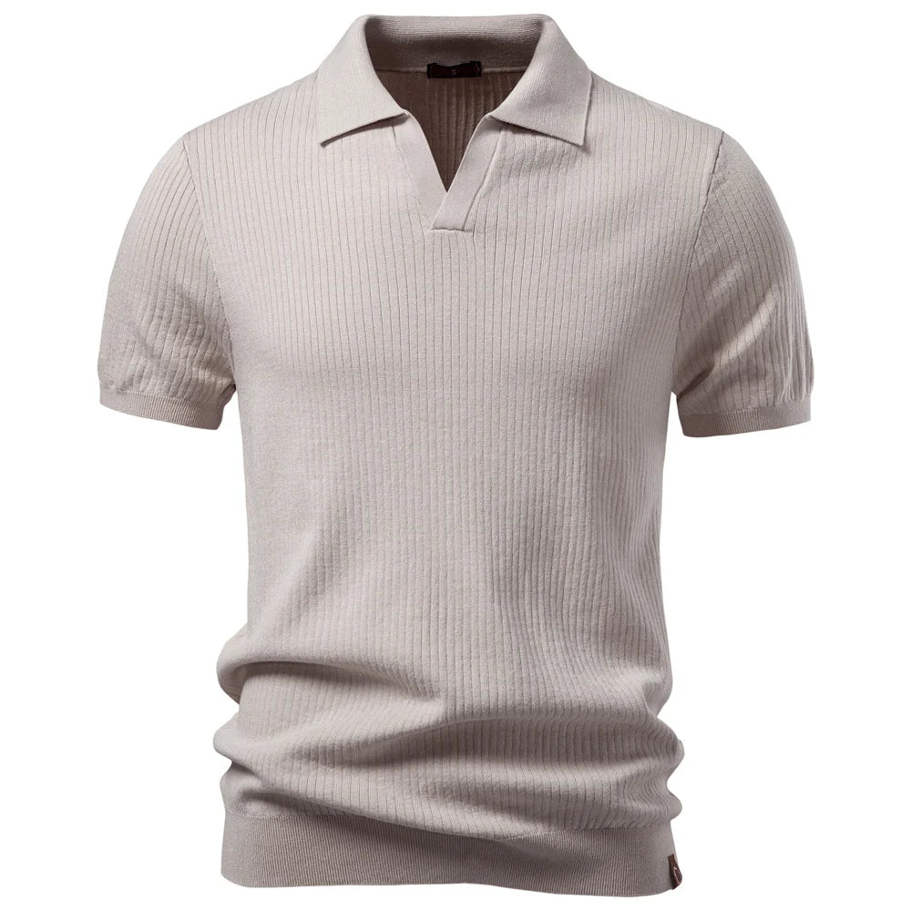 Men's Breathable Cotton Polo Shirt | Elegant Classic Casual Fit 6