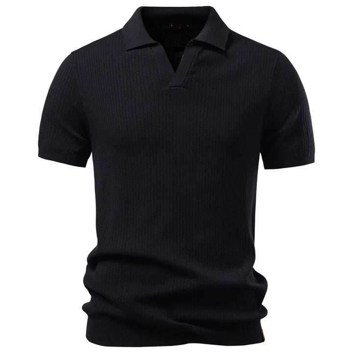 Men's Breathable Cotton Polo Shirt | Elegant Classic Casual Fit 7