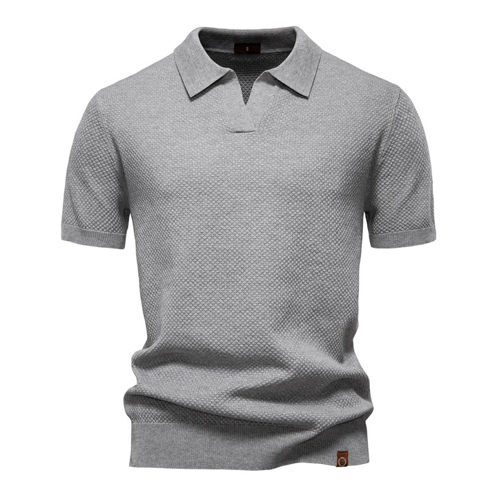 Men's Breathable Fabric Golf Polo Shirt | Refined Summer Casual Essential