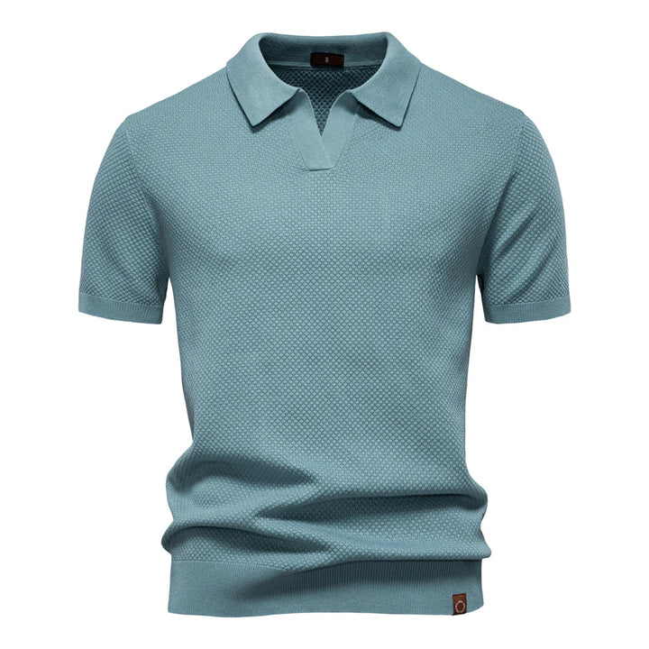 Men's Breathable Fabric Golf Polo Shirt | Refined Summer Casual Essential