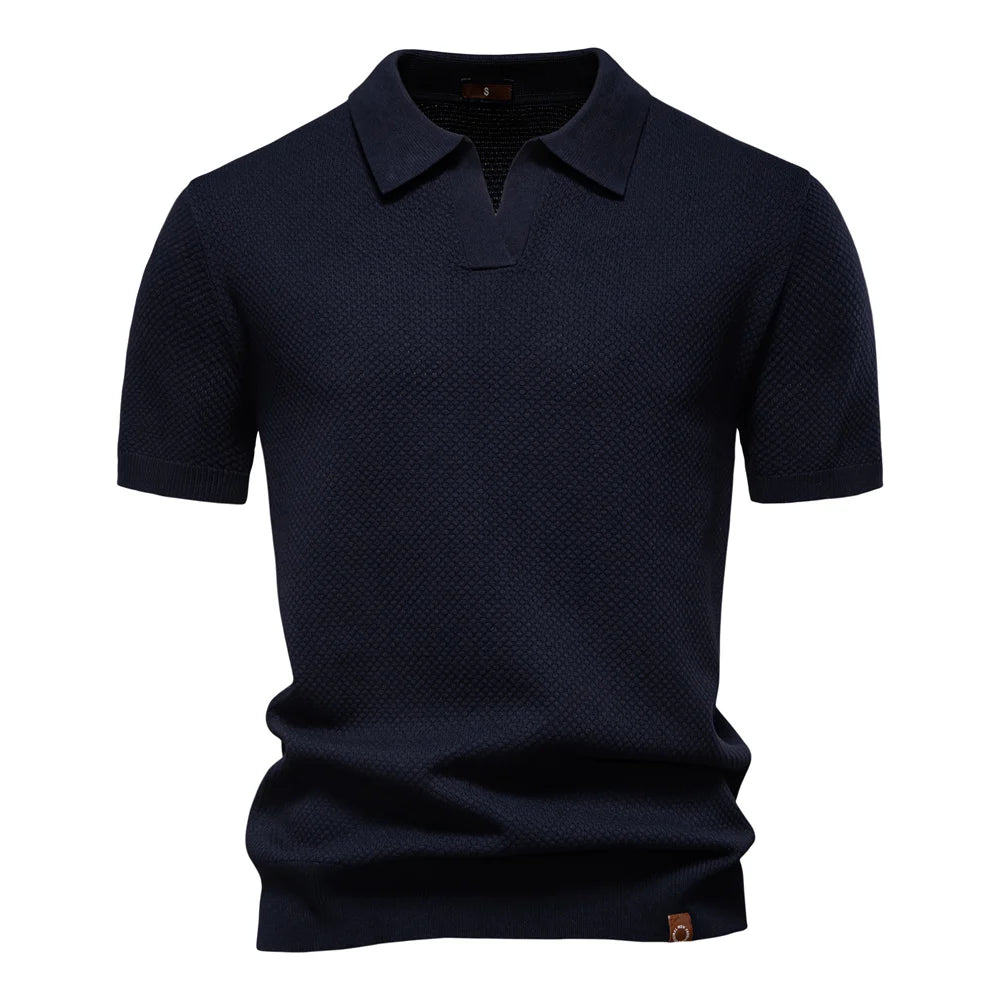 Men's Breathable Fabric Golf Polo Shirt | Refined Summer Casual Essential