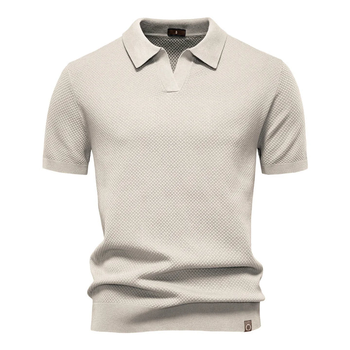 Men's Breathable Fabric Golf Polo Shirt | Refined Summer Casual Essential