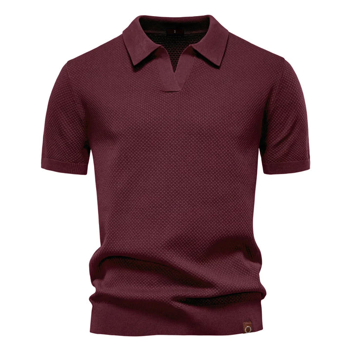Men's Breathable Fabric Golf Polo Shirt | Refined Summer Casual Essential