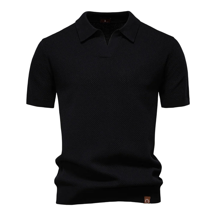 Men's Breathable Fabric Golf Polo Shirt | Refined Summer Casual Essential