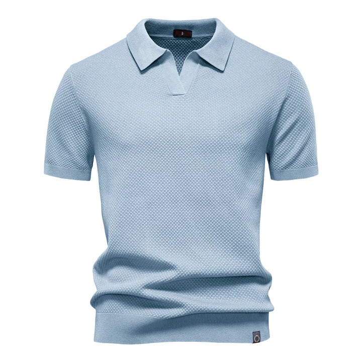 Men's Breathable Fabric Golf Polo Shirt | Refined Summer Casual Essential