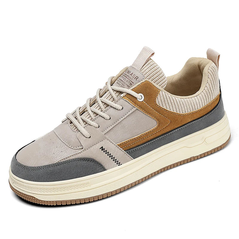 Men's Breathable Fabric Low-Top Sneakers | Vintage-Inspired Lightweight Comfort 0
