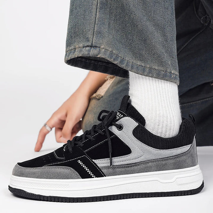 Men's Breathable Fabric Low-Top Sneakers | Vintage-Inspired Lightweight Comfort 4