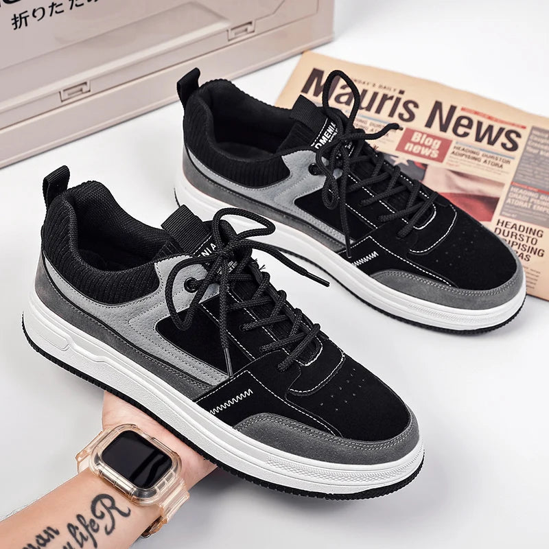 Men's Breathable Fabric Low-Top Sneakers | Vintage-Inspired Lightweight Comfort 5